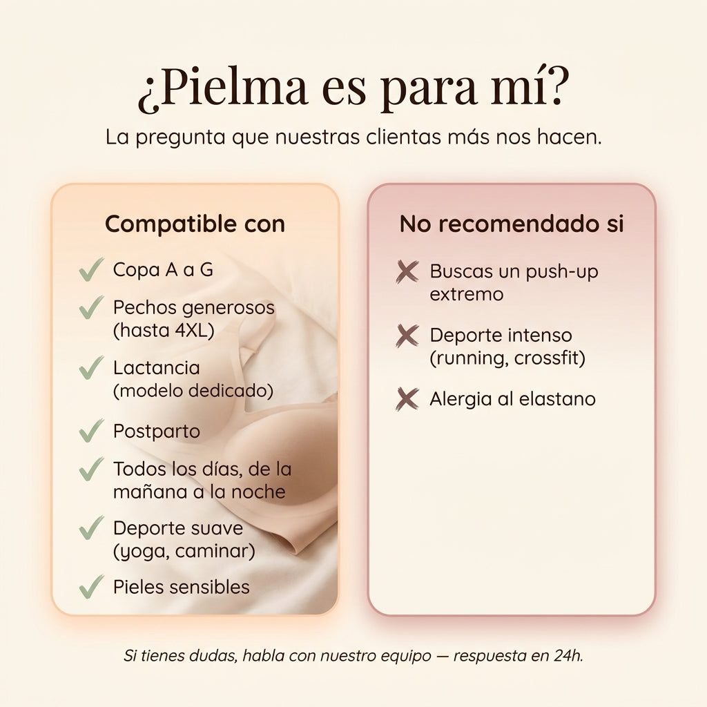 ¿Pielma es para mí? Compatible / no recomendado