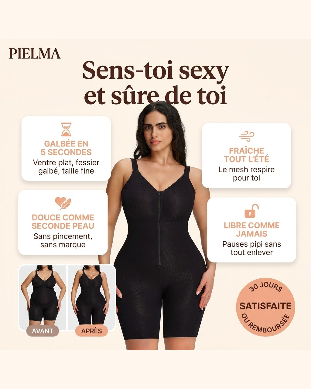 Sens-toi sexy et sûre de toi · Easyslide™ Pielma