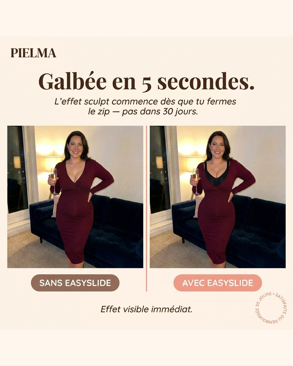 Avant/Après · Easyslide™ Pielma