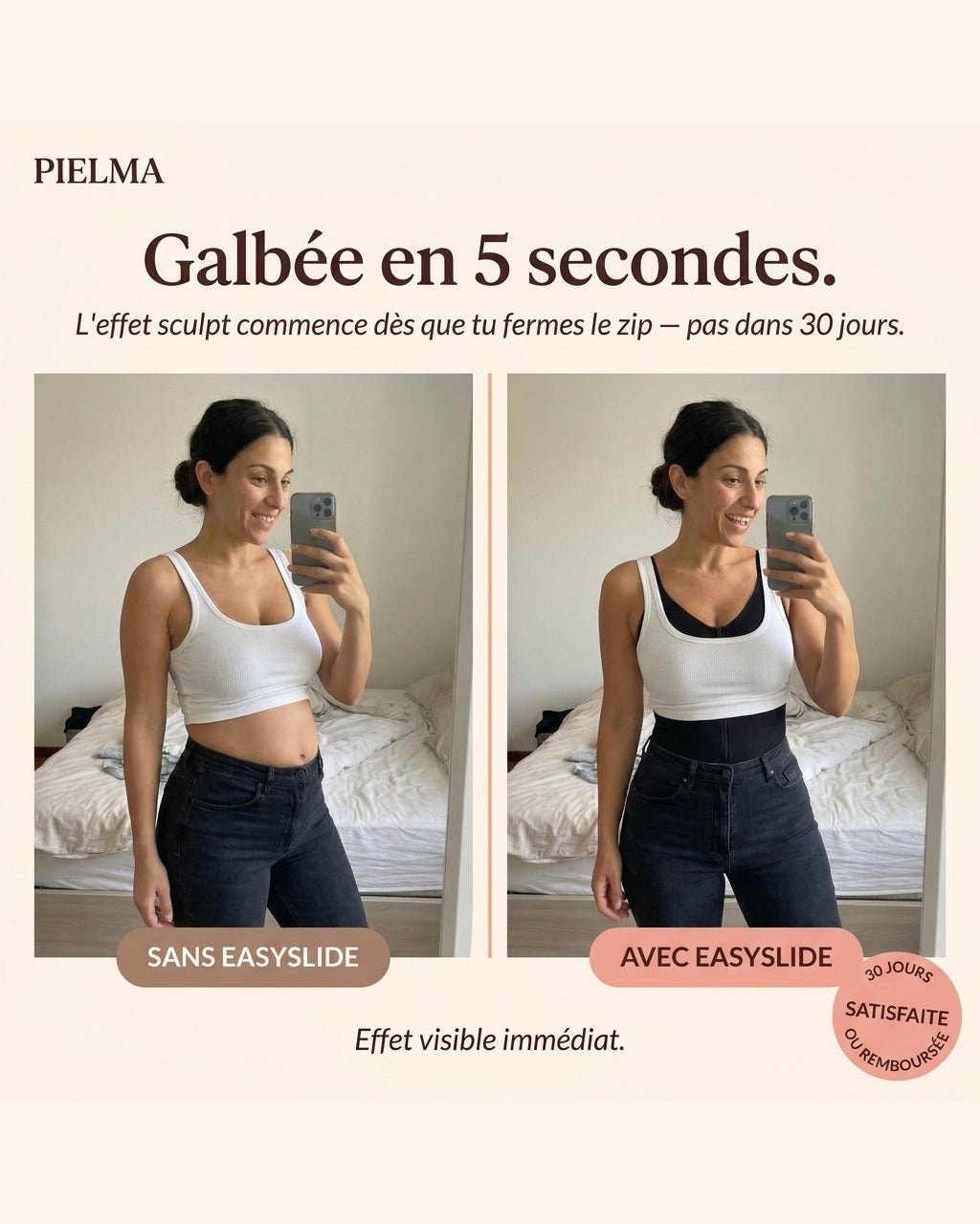 Avant/Après · Easyslide™ Pielma