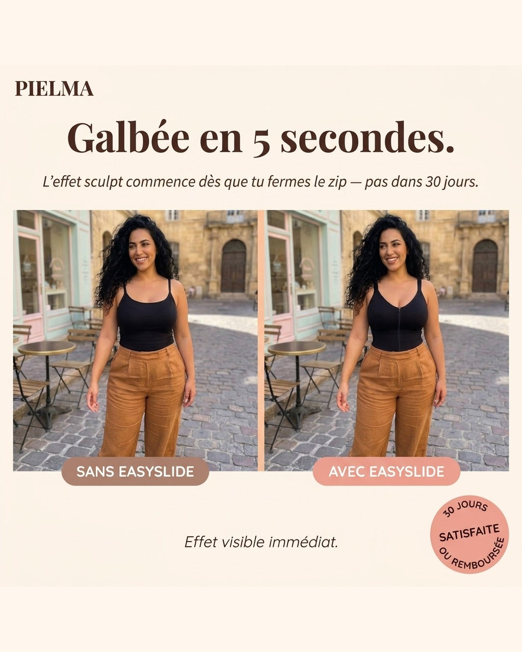 Avant/Après · Easyslide™ Pielma