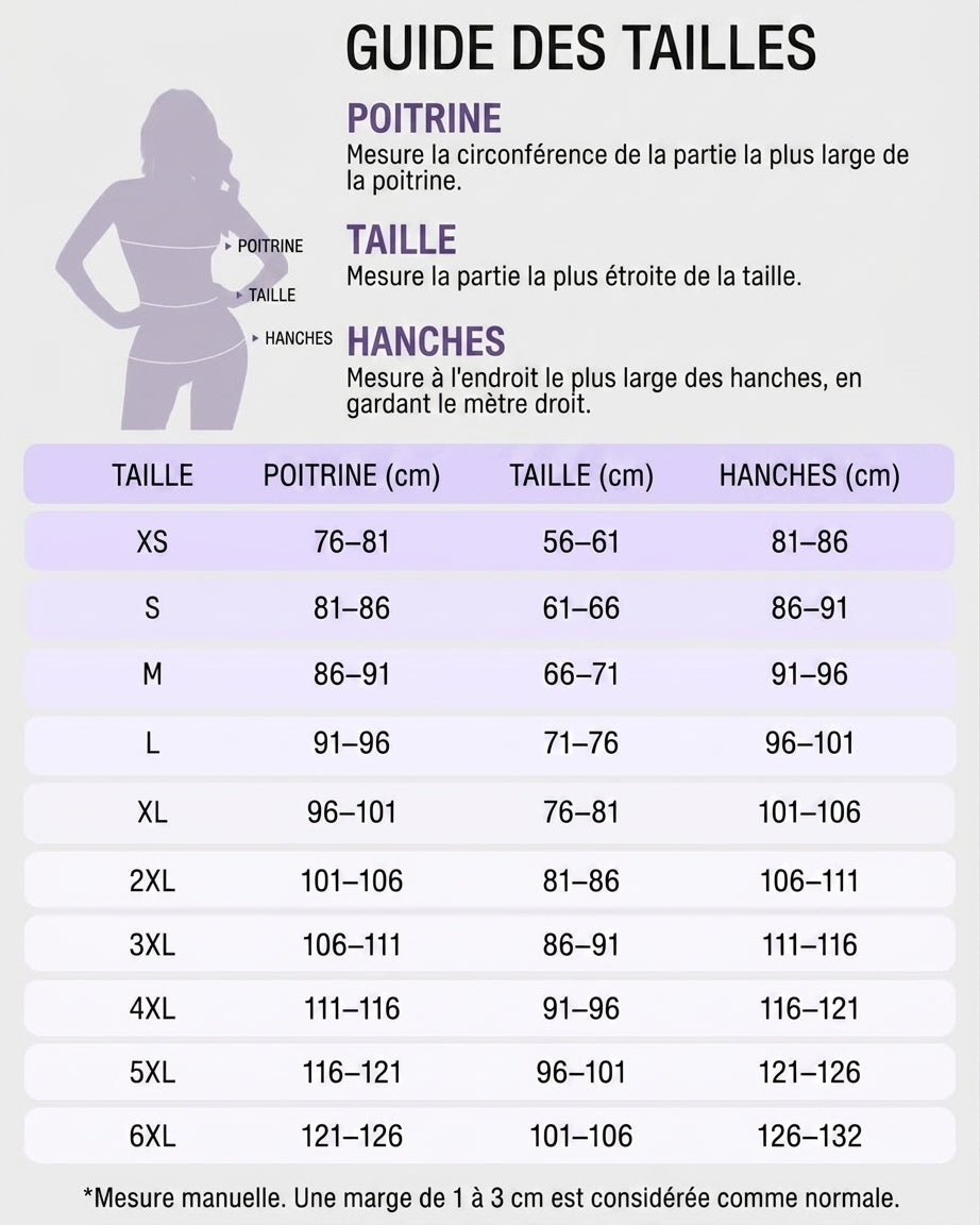 Easyslide™ Pielma · Guide des tailles